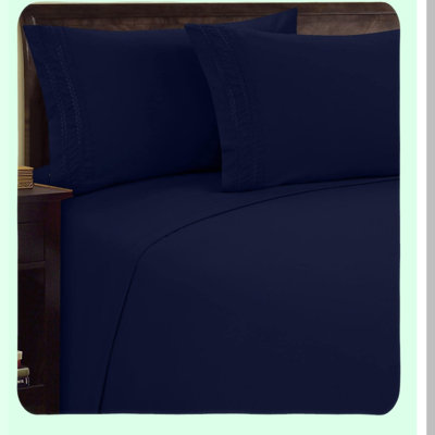 Luxury Silky Soft Premier Chain Hotel Quality Sheet Set - Wrinkle & Fade Resistant, Deep Pocket - 4 pc
