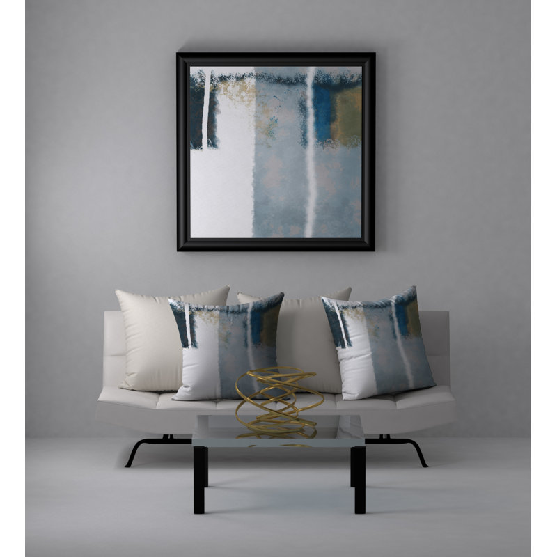 Housse de coussin carrée en perle fragrance/insert, 20 po x 20 po