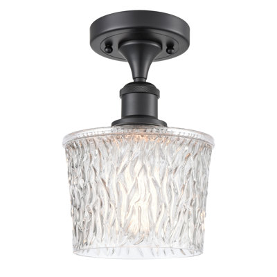 Camire Glass Semi Flush Mount