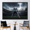 Art mural sur toile 3D Cristiano Ronaldo pour les amateurs de sports et les grottes