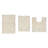 Freida Plush Floral Bath Rug Set (Set of 3)-557957421