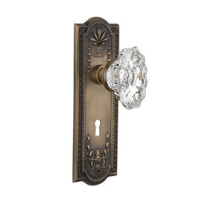 Meadows Plate with Decorative Keyhole and Chateau Door Knob