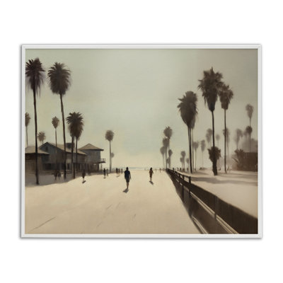  Dessin de giclée sur la plage à midi par Noah Bay