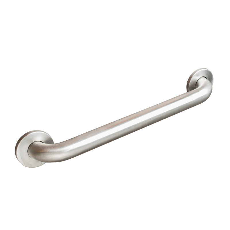 Grab Bar, 1-1/2" Concealed Screw, Stainless Steel, 18" W