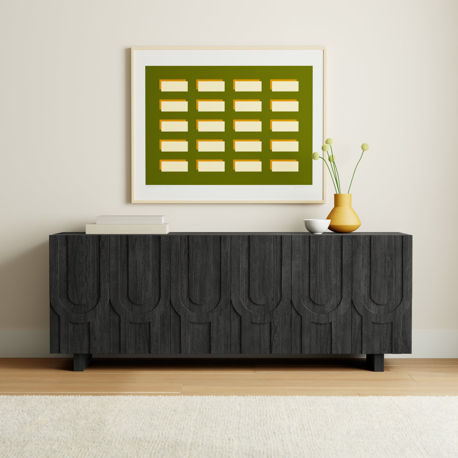 Soraya 72'' Media Console, Dark Totem