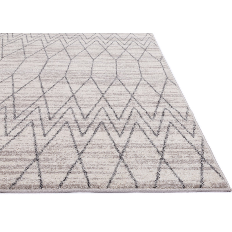 Knut Geometric Area Rug, Rectangle  133 x 190cm