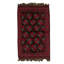 Hand-Knotted High-Quality Red and Black Area Rug