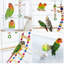 Iron Pointed Top Floor Bird Cage with Perch-795411149