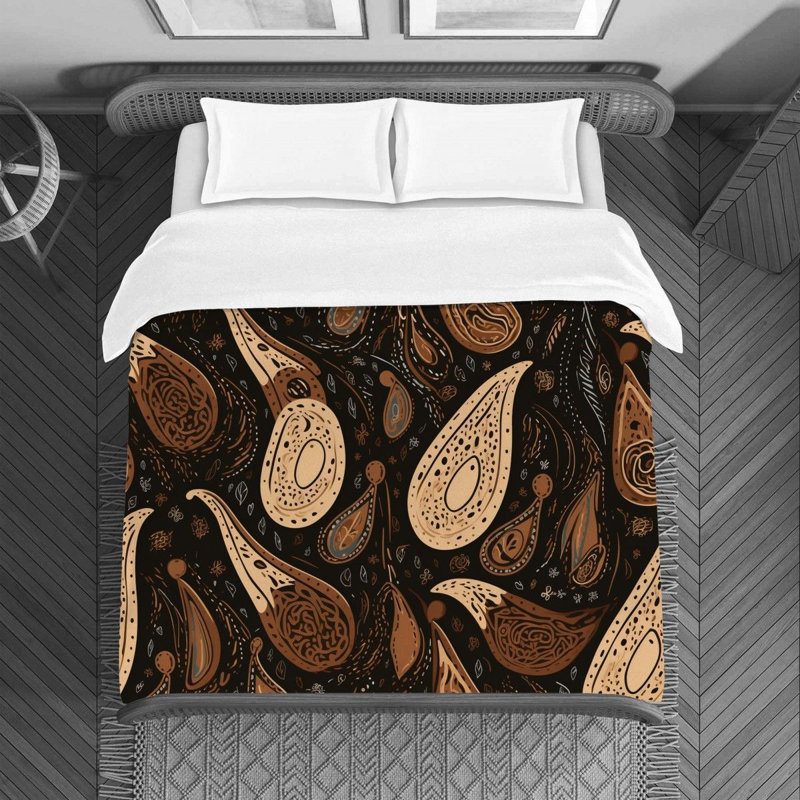 Paisley Bedding, King Duvet Cover