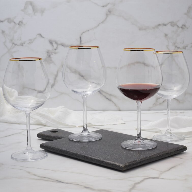 Mikasa Amelia Red Wine Glasses, Set of 4