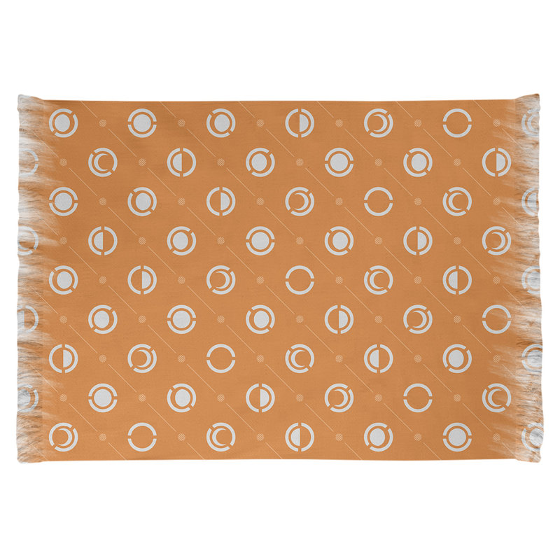 Tapis de la lune phases orange, Non