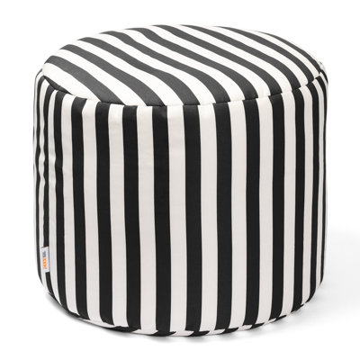 Damato Round Outdoor Pouf Ottoman