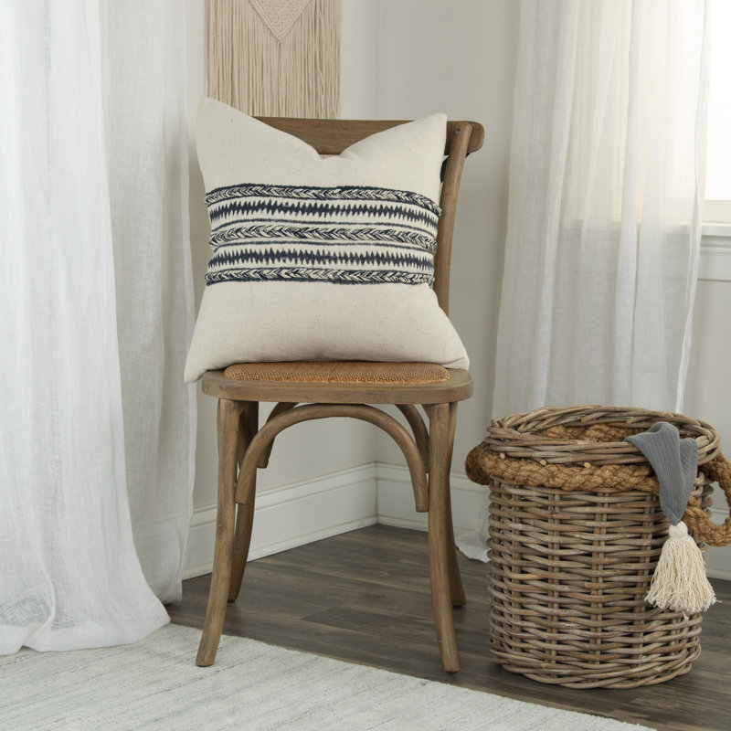  Housse et insert de coussin carré en coton