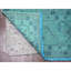 Tapis noué à la main 100% laine de style Kazak bleu foncé 8 pi x 9 pi 8 po DB6D25F35A8A43459D9CFC135148FA19