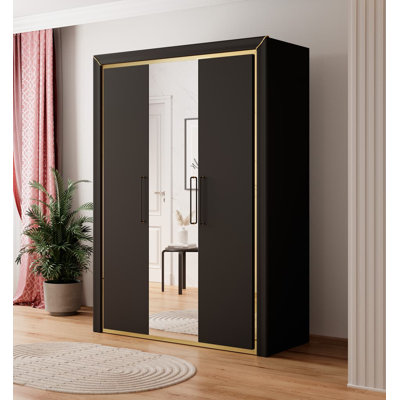 Benjerman 3 Door Manufactured Wood Wardrobe
