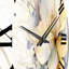 Horloge murale jaune et bleue Harmony In Chaos I-93383014