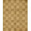 Himalayan Wool Checkered Area Rug in Brown