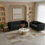 Causeuse en tissu 62,85 po Boucle-1091377972