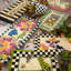 Welcome Awning Stripe Double Door Entrance Mat