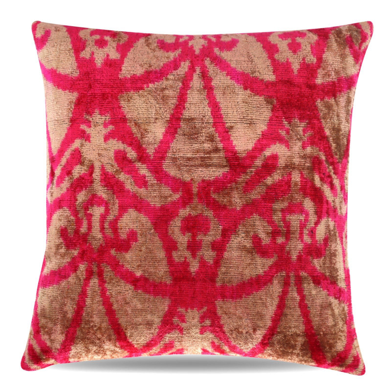 Coussin décoratif géométrique, 16 po x 16 po, Carré