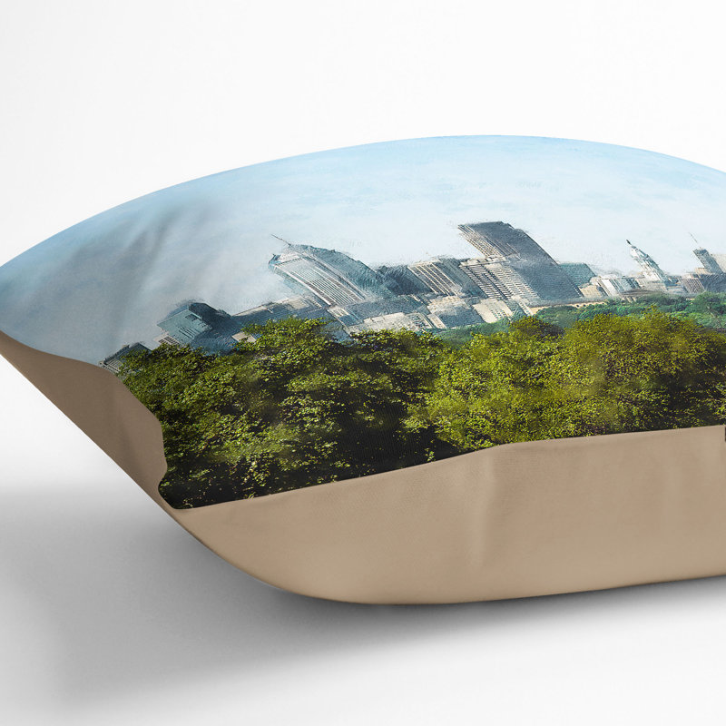 Square Cushion, Stone, 40cm H x 40cm W x 15cm D