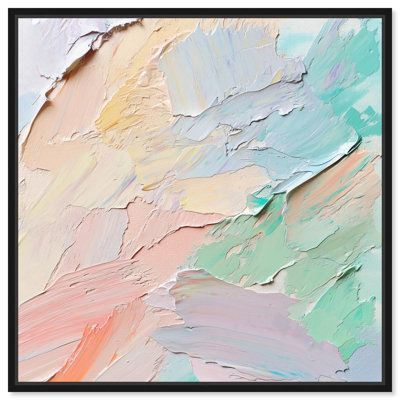 «Flowing Mousse III», toile texturée numérique par Art Remedy