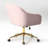 Farrah Tufted Velvet Upholstered Desk Chair-101215815
