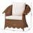 Detta Rattan 15"H Armchair 
