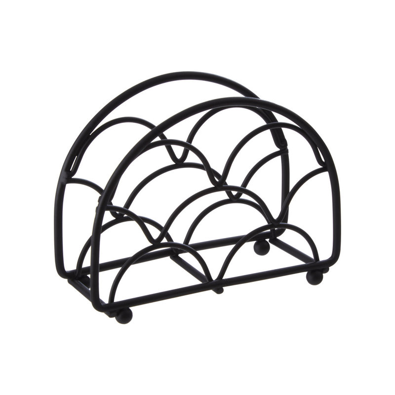 Metal Napkin Holder, Black