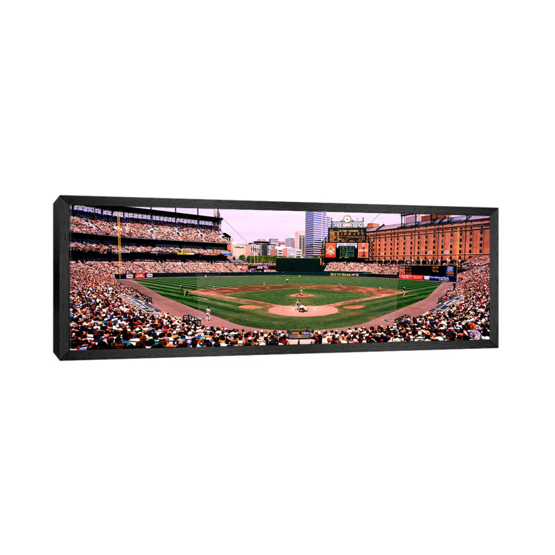 High Angle View Of A Baseball Field, Baltimore, Maryland, USA by Panoramic Images - Panoramic Gallery-Wrapped Canvas Giclée on Canvas