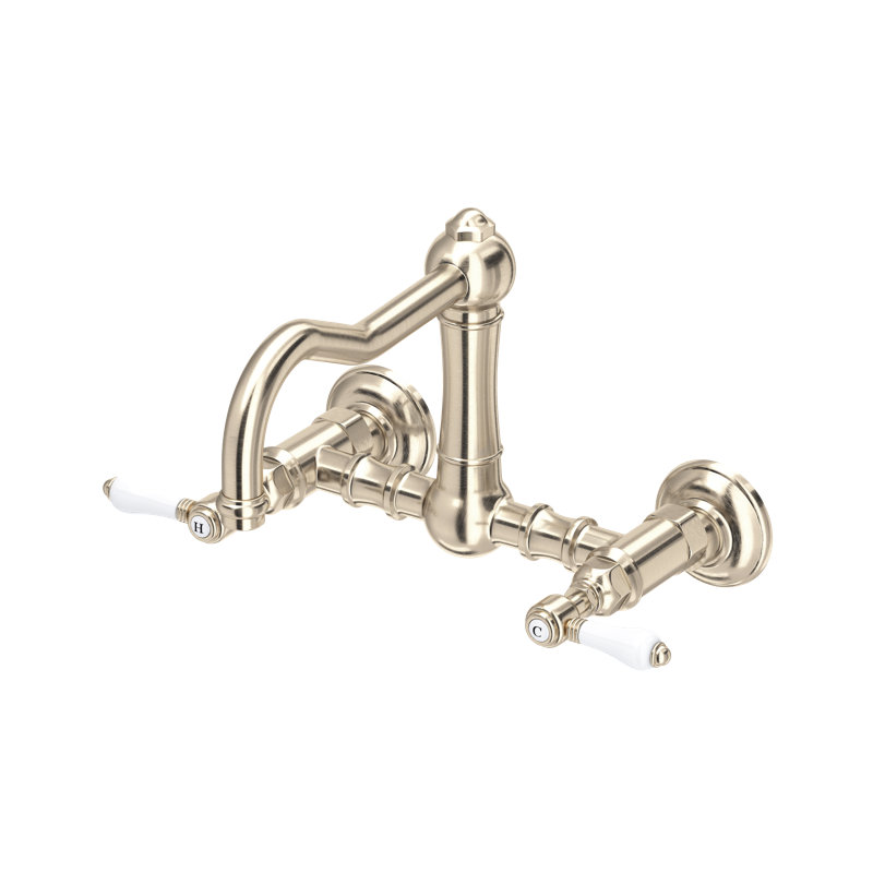Acqui® Bridge Faucet with Accessories, Satin Nickel