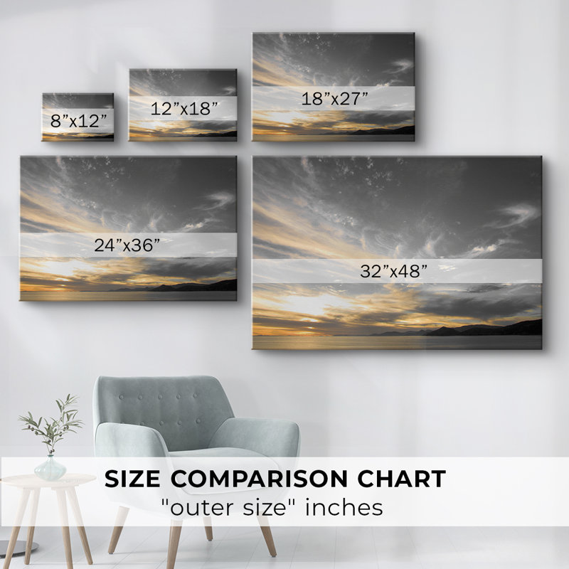 Ciel au-dessus - Cavas enveloppés de galerie, H 24 po x l 36 po