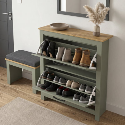 12 Pair Shoe Storage Cabinet