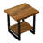 Gerritt 24" Brown Modern Rustic Live Edge Acacia Wood End Table