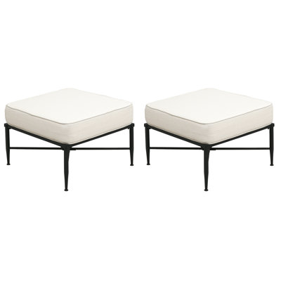 Patio Ottomans For Conversation Sofa Set (set Of 2)