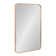 Anacleta Radius Rectangle Framed Wall Mirror