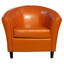 Fauteuil club en similicuir