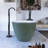 65“ Freestanding Soaking Solid Surface Bathtub-101942668
