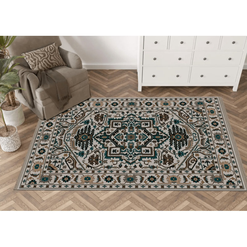 Tapis intérieur / extérieur Elex, Rectangle 5 pi x 6 pi 6 po
