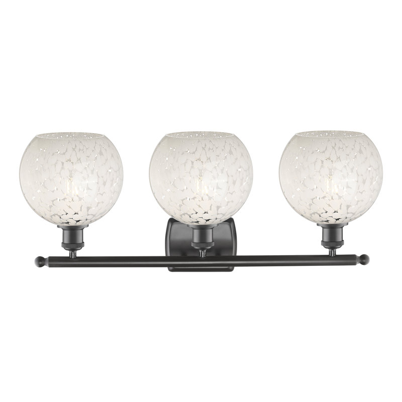 Éclairage pour meuble-lavabo à 3 lumières Beauen, Bronze huilé