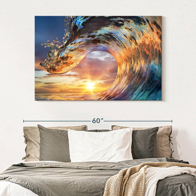 Senne Sunset Wave, 34" H x 51" W