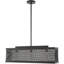 Lustre classique à 3 lumières avec abat-jour-737356640