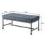 Banc gris et gris capitonné-1314731737