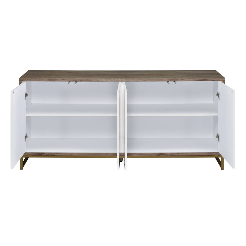 Paavan Marble Console Cabinet