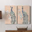 Peacock in Gold III-Premium Gallery Wrapped Canvas -Ready to Hang-1393762027