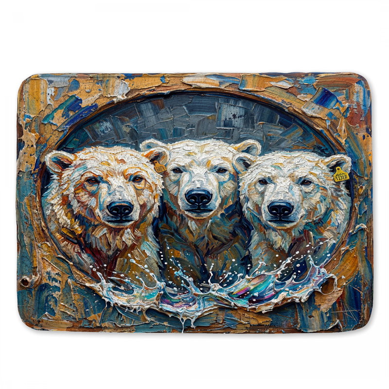 Tapis de bain Three Three Bears, 24in W x 17in L