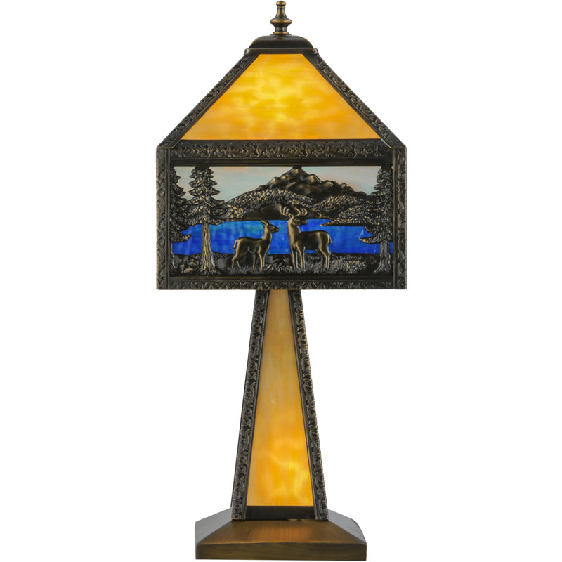 Rustic Lodge Table Lamp