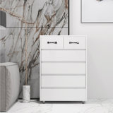 Versatile Multi-Drawer Side Table for Home Organization and Decoration