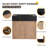 Samir 24'' Single Wall Mounted Bathroom Vanity with Resin Top, Floating Bathroom Vanity with 2 Soft Close Doors-1683680825