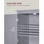 Bathroom Freestanding Storage Cabinet 2 Drawers 2 Doors Adjustable Shelf 30 x 60 x 110 cm-1862332765